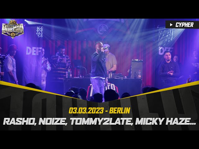 TopTier Takeover Berlin: 03.03.23 - Cypher mit RASHO, NOIZE, TOMMY2LATE, MICKY HAZE, NAIS GZA & mehr