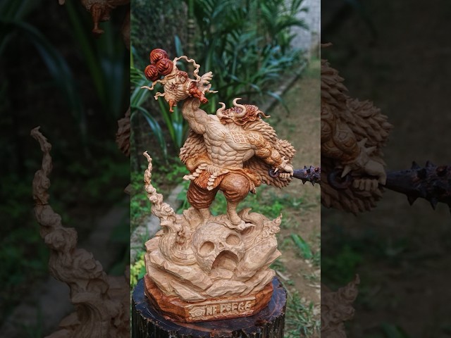 One Piece - Wood Carving ASMR full video in my Channel. #onepiece #asmr