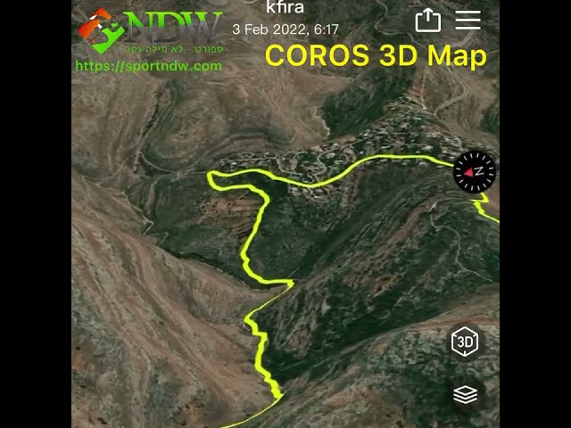 Coros 3D Map