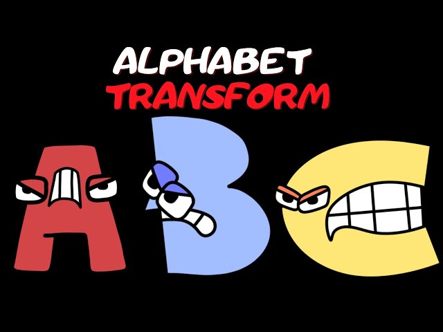 Alphabet Lore but Everyone is ANGRY Version (A-Z...)