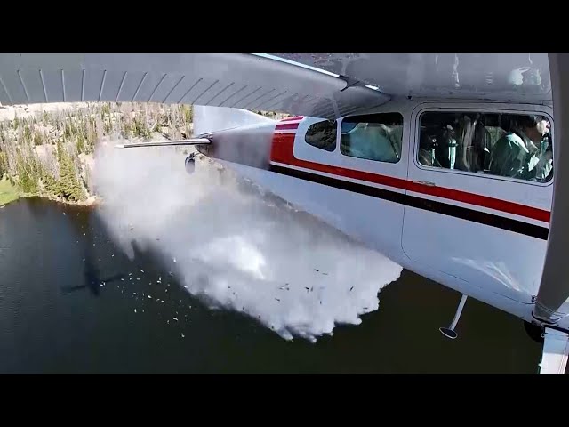 This Plane Helps Restock Lakes with Native Fish | The Henry Ford’s Innovation Nation