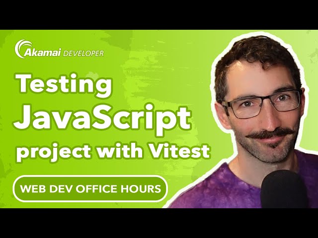 Testing JavaScript project with Vitest | Web Dev Office Hours