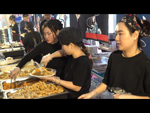 Asian, Chinese, Korean Street Food in Italy. Festival dell' Oriente, Turin