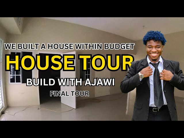 Unfurnished House Tour | Build with AJAWI Final Tour