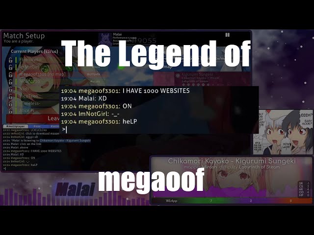 osu! | The Legend of megaoof