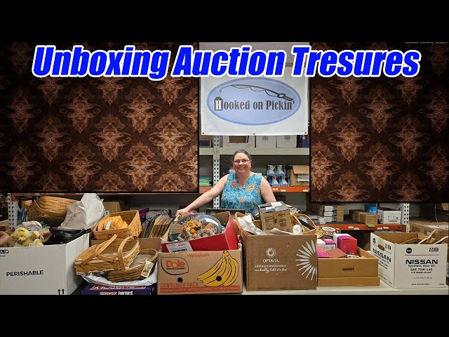 Unboxing Auction Finds! Check out the Owls, Longaberger Baskets Figurines and much more.