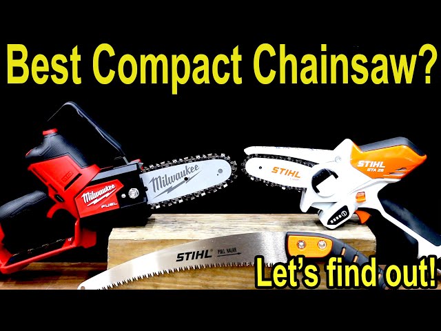 Best Compact Chainsaw? Stihl vs Milwaukee, Kobalt, DeWalt, Makita, Ryobi ONE+, Craftsman, HART
