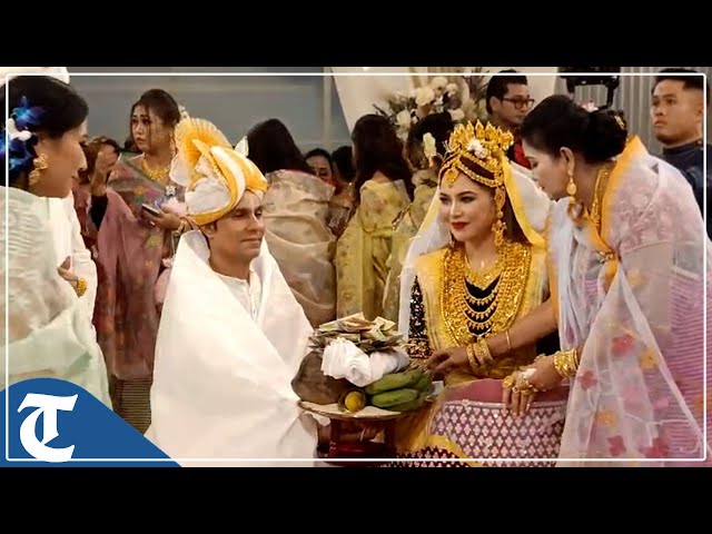 Randeep Hooda, Lin Laishram look stunning as they turn traditional Manipuri groom, bride
