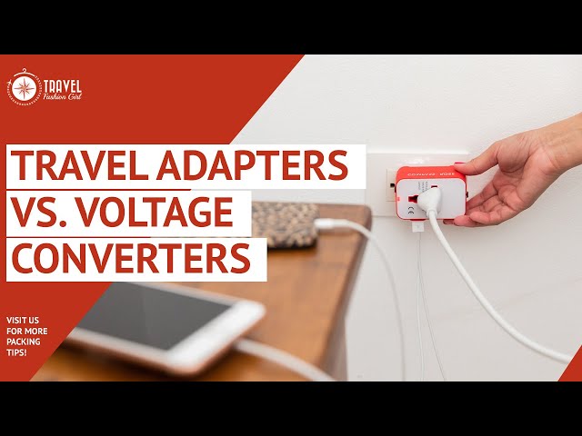 Travel Adapters vs Voltage Converters: How Do They Work?