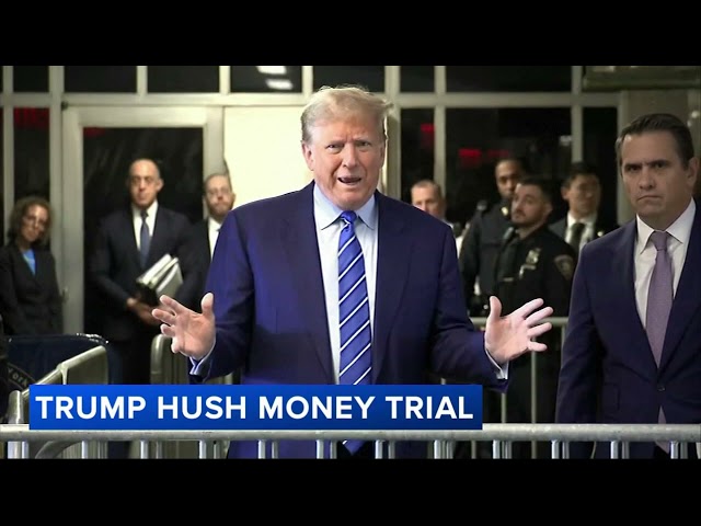 Trump returns to court after first day of his hush money criminal trial ended with no jurors picked