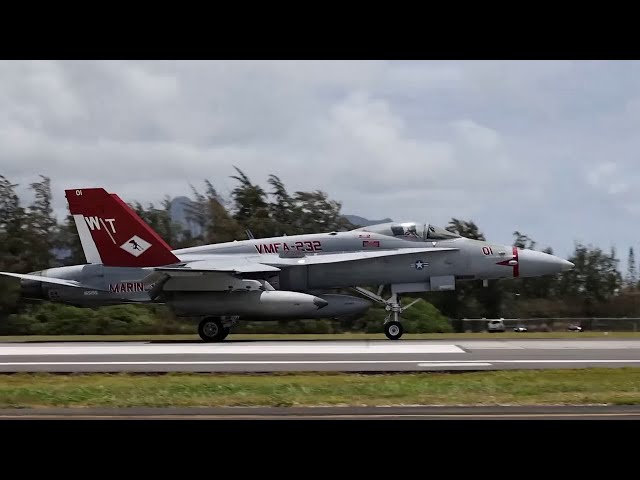 Marine Corps Squadron Arrives In Hawaii For RIMPAC 2022