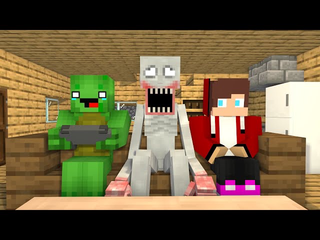 MAIZEN : JJ & Mikey's House Visited By SCP-096 - Minecraft Animation