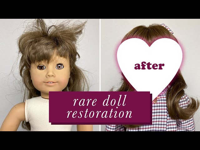 Learn How to Clean American Girl Dolls While I Restore My Pleasant Company 1986 White Body Samantha