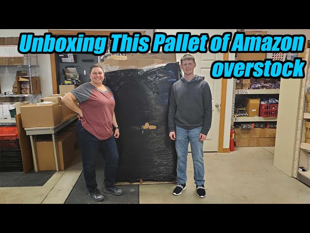 Unboxing a Pallet of Amazon overstock that I paid $7,000 for the whole load!