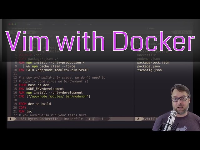 Vim for Docker: Learning Vim and Using SpaceVim for Editing DevOps Files