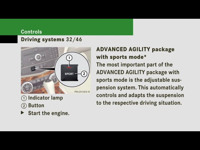 driving systems w204