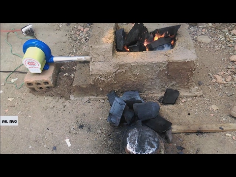 How to Make a Simple Forge - DIY  Forge - DIY Building a forge