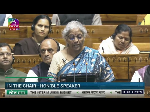 Finance Minister Nirmala Sitharaman's Budget Speech |  Interim Budget 2024