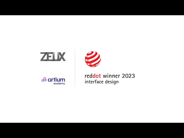 Red Dot Winner 2023 | ZEUX Innovation | Artium Academy | Best Interface Design