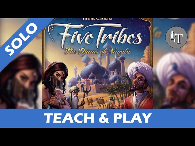 Tutorial & Solo Playthrough of Five Tribes