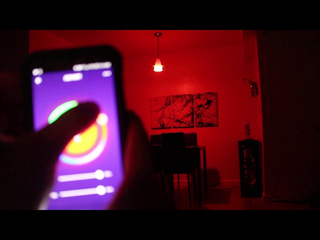 How To Setup/Install a Wifi Smart Led Light Bulb Dimmable RGB From Amazon Using Smart Life App