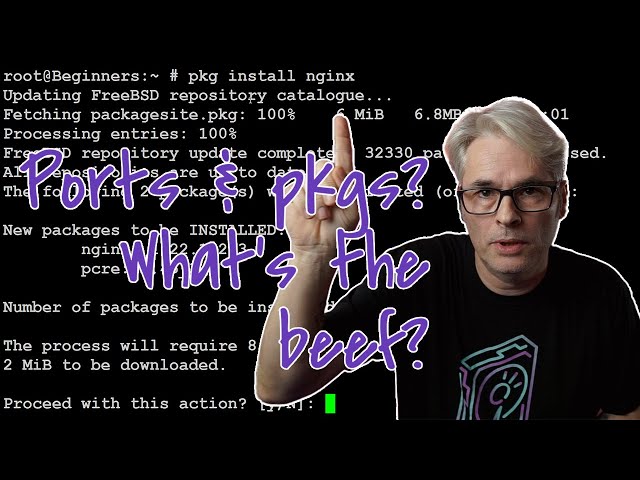 What's the difference between ports and pkgs - A FreeBSD beginners guide!