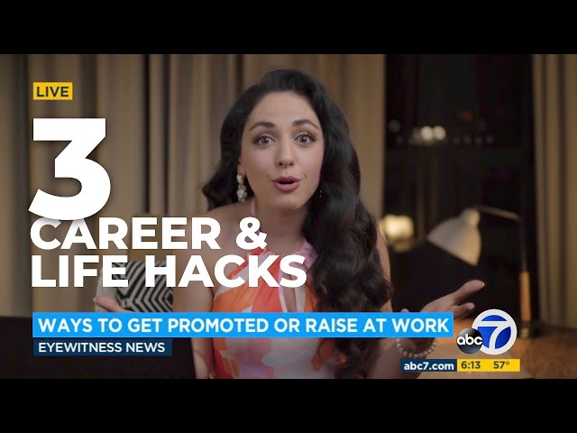 3 Tips for better first impressions, productivity & pay raises | ABC7 News Live - Shadé Zahrai