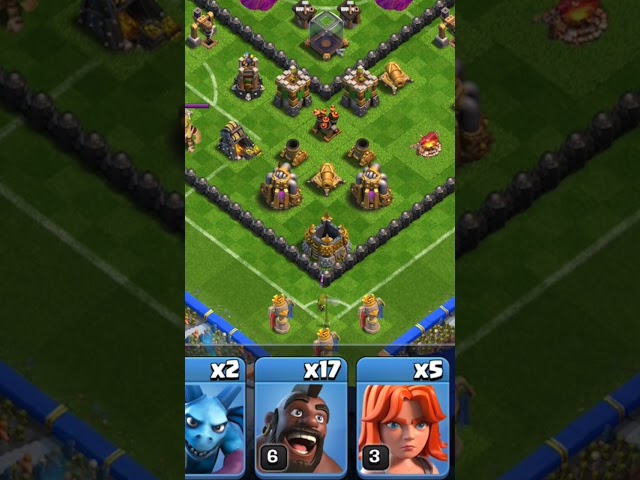 How to 3 Star Ball Buster Challenge with REDUCED Troops (Clash of Clans)
