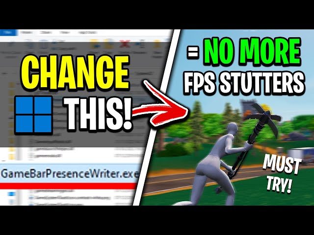 How To Fix FPS STUTTERS In Fortnite Chapter 4! (Change This Windows Setting)