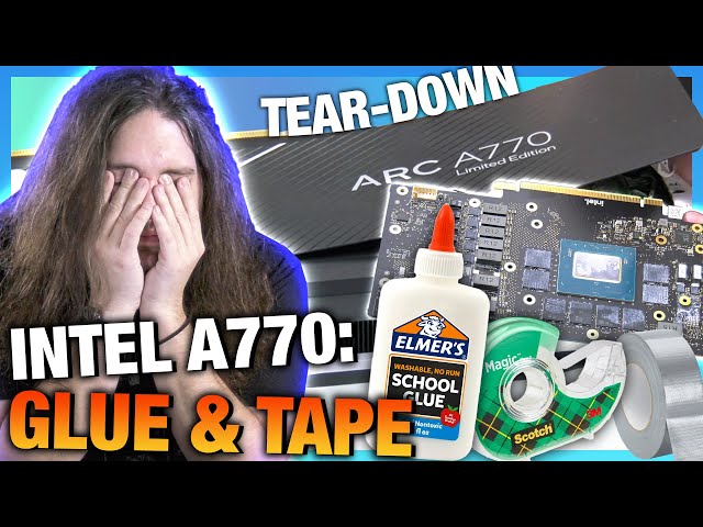 Intel's Taped & Glued Arc A770 GPU: Tear-Down & Disassembly of Limited Edition Card