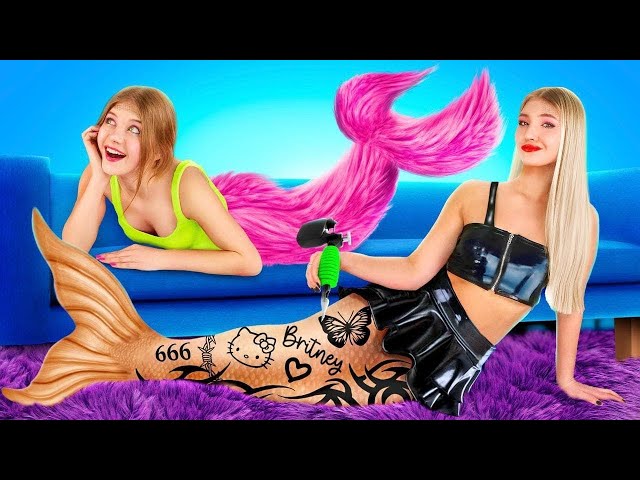 Good Mermaid VS Bad Mermaid | Weird Sisters Became Mermaids