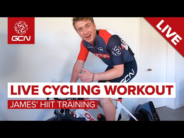 LIVE Cycling Workout | James' Indoor Interval Training Session - StayHome and Cycle #WithMe