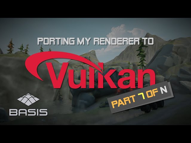 Porting my renderer to Vulkan - Part 7 of N - Finishing up the render targets