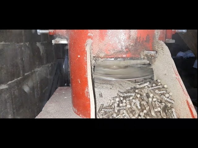 Make pellets - agro pellets [HOMEMADE PELLET MILL]