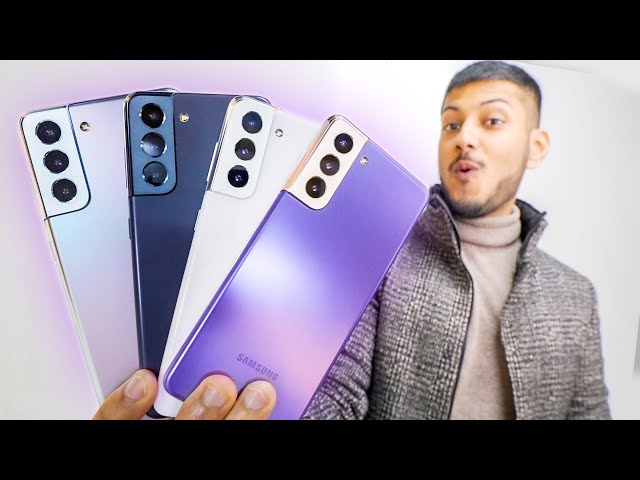 Samsung S21+ and S21 All Colors Unboxing and Quick Look!