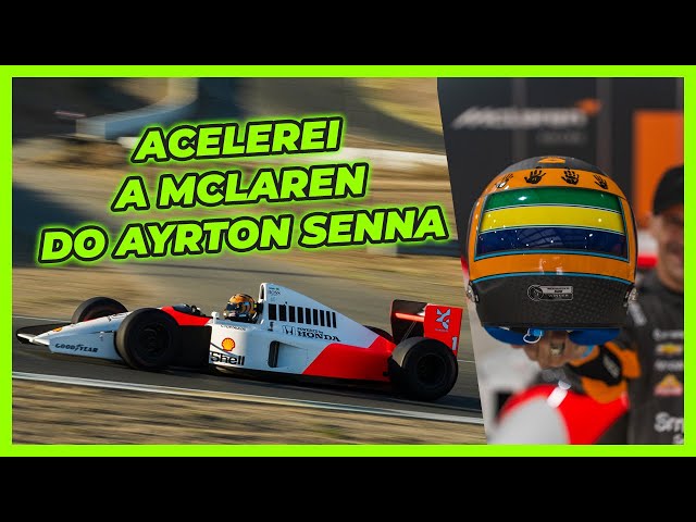 Driving Senna's McLaren MP4/6-10! A dream come true.