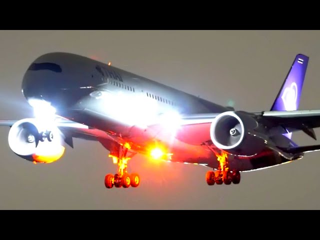 INCREDIBLE Late Night HEAVY AIRCRAFT Takeoffs & Landings | Melbourne Airport Plane Spotting