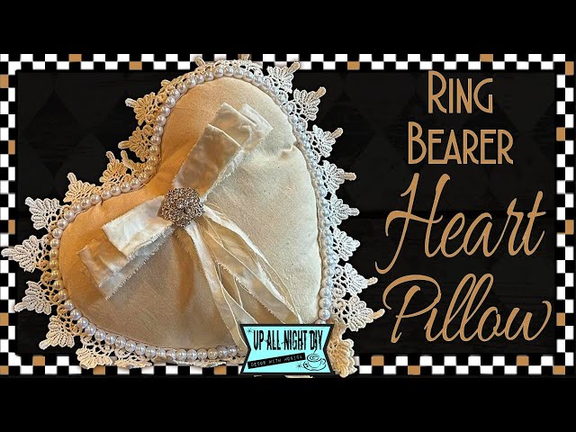 How To: Shabby Chic Heart Pillow For Ring Bearer - Bridal Fair 2024