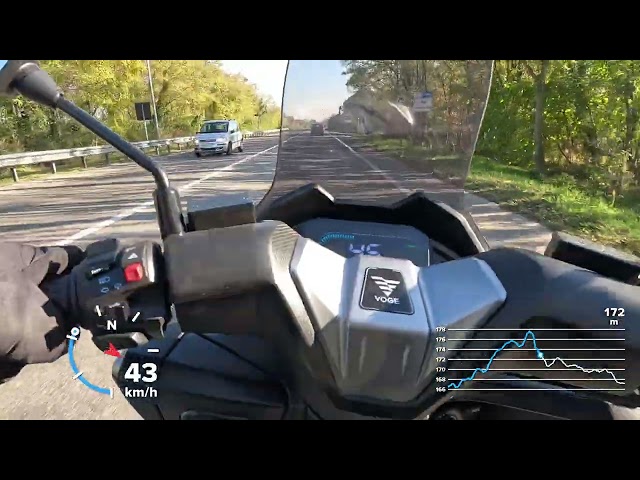 Voge SR1 125 top speed: Speedometer versus GPS (video 1).