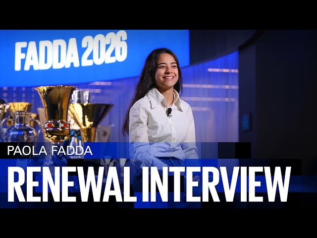 PAOLA FADDA | EXCLUSIVE INTER TV RENEWAL INTERVIEW | #Fadda2026 #InterWomen ⚫🔵