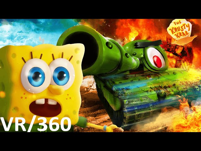 Spongebob WAR 3D Hyper-realistic VR/360
