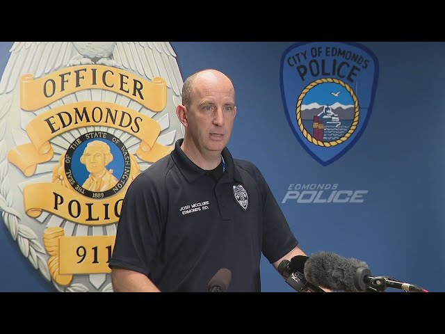 WATCH: Police give update on man's arrest in connection to rideshare driver's murder in Edmonds