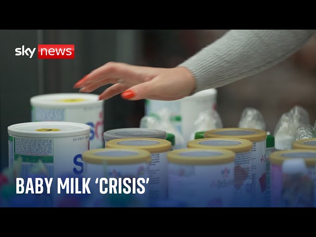 Baby milk 'crisis' amid surge in families struggling to feed infants