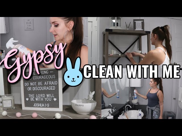 GYPSY CLEANING MOTIVATION ♥ CLEAN & DECORATE WITH ME GYPSY WIFE LIFE 🐇 EASTER DECOR 2021