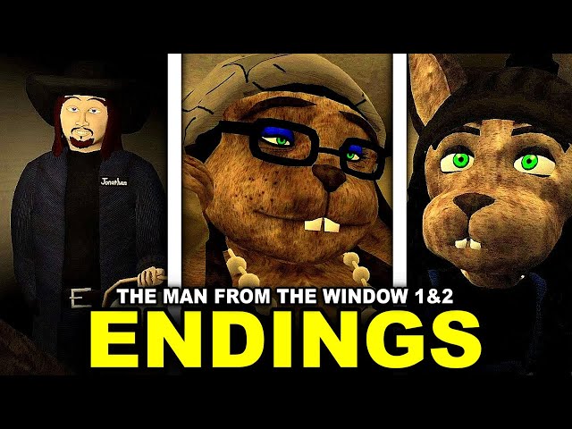 The Man From the Window 1 & 2 - ALL Endings (7/7)