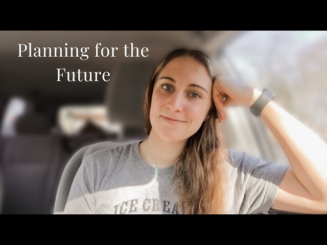 PLANNING FOR THE FUTURE // Walking with hands wide open