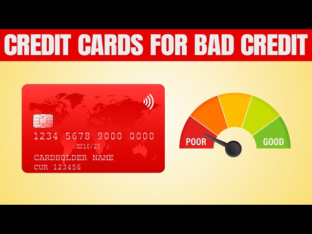 BUILD YOUR CREDIT by Applying for These Credit Cards for Bad Credit!