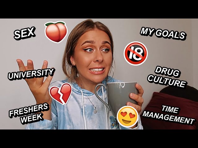 University Q&A | sex, drugs, freshers week, time management, goals for 3rd year + uni advice 2020 🎓✨
