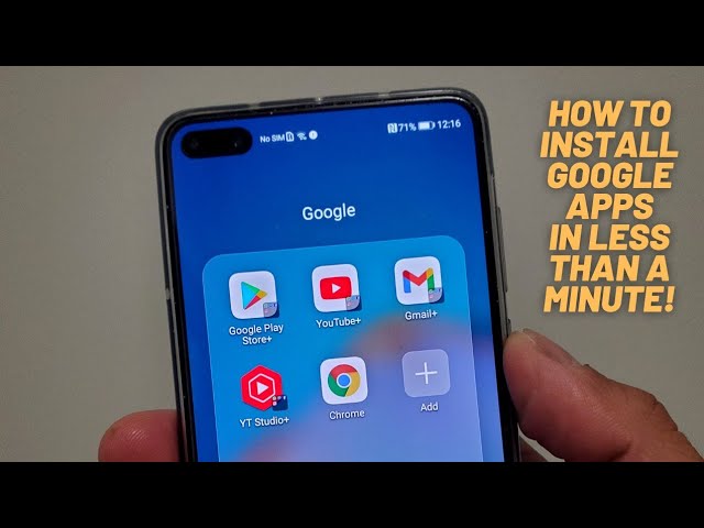 How to install Google Playstore and Google Apps on new Huawei phones in less than a minute? #shorts