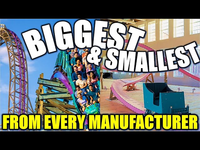 Every Manufacturer's BIGGEST & smallest Coaster (Part 2)